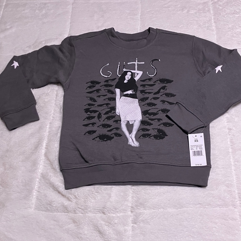 Target Gray Graphic Women's Crewneck Sweater